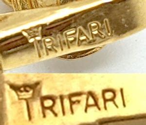 fake trifari marks|trifari catalogue.